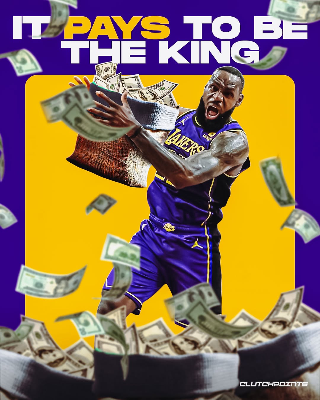 世俱杯外围买球-美媒：詹姆斯生涯薪水接近6亿美元，场外收入是这个数字的两倍多